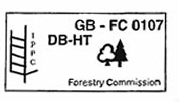 Heat treatment stamp on pallet block