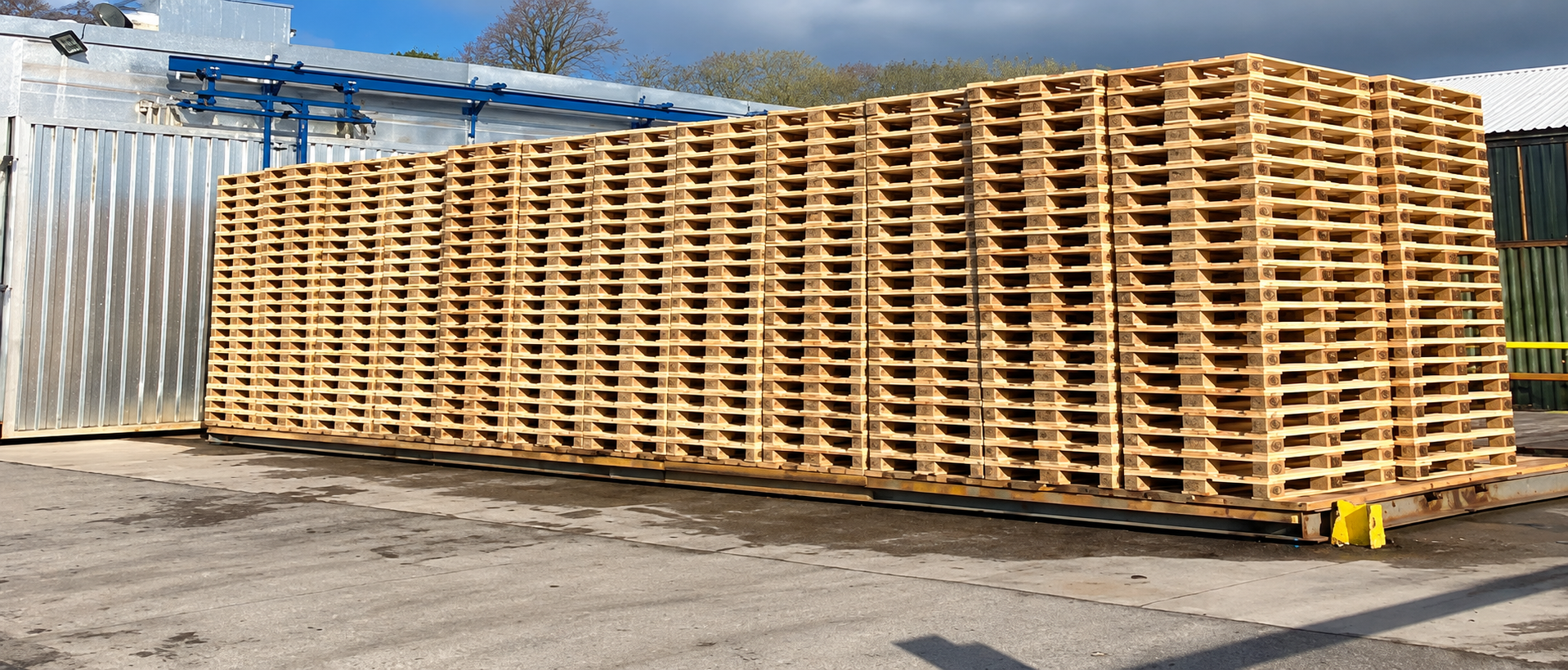 kiln dried and heat treated pallets